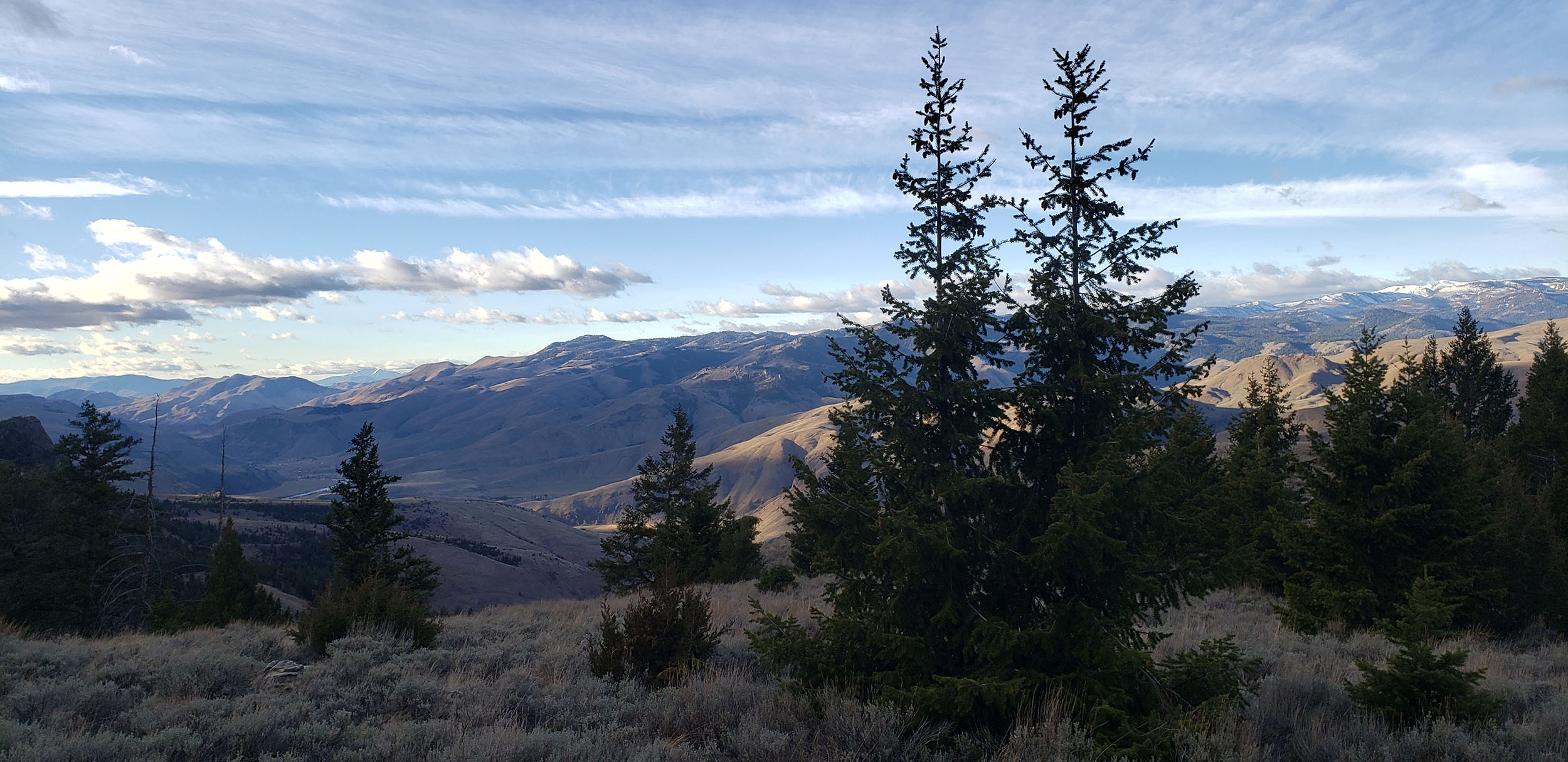 web-092708 Sunset over the Idaho Mountains - Rawhide Outfitters Hunting