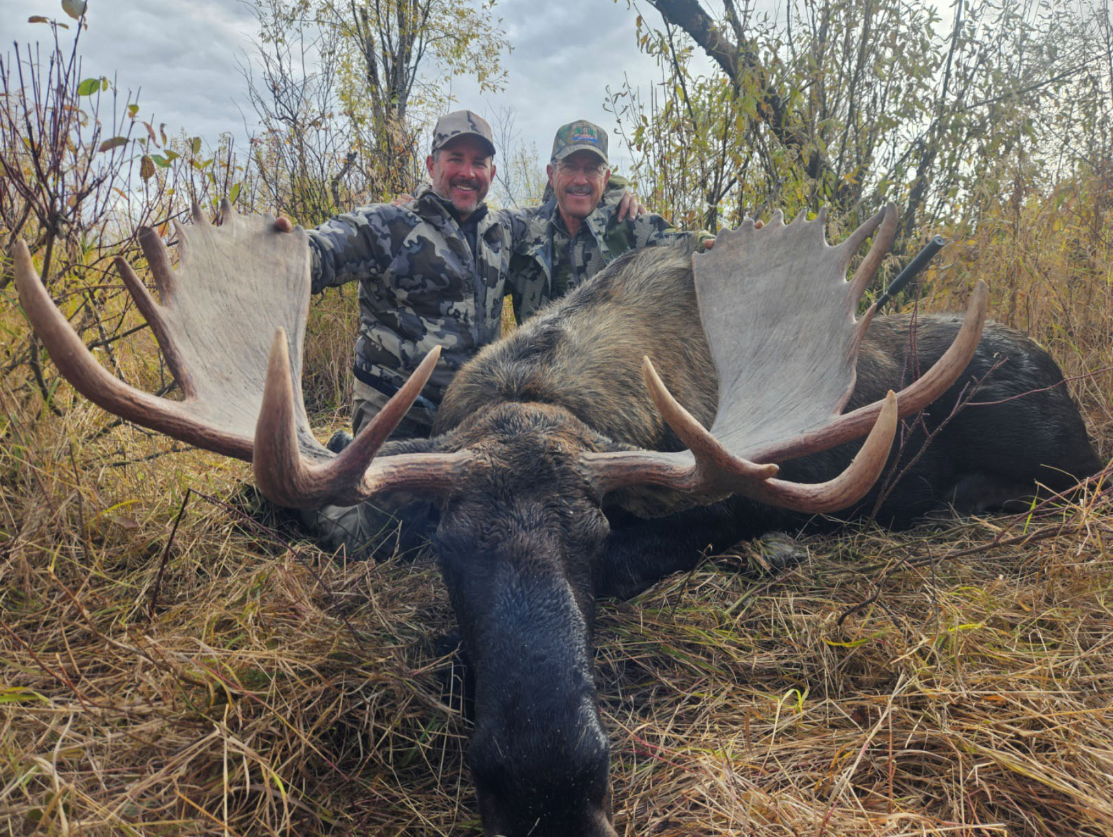 Luke and Johnny Cranny on a Moose Hunt in Alaska in 2024.