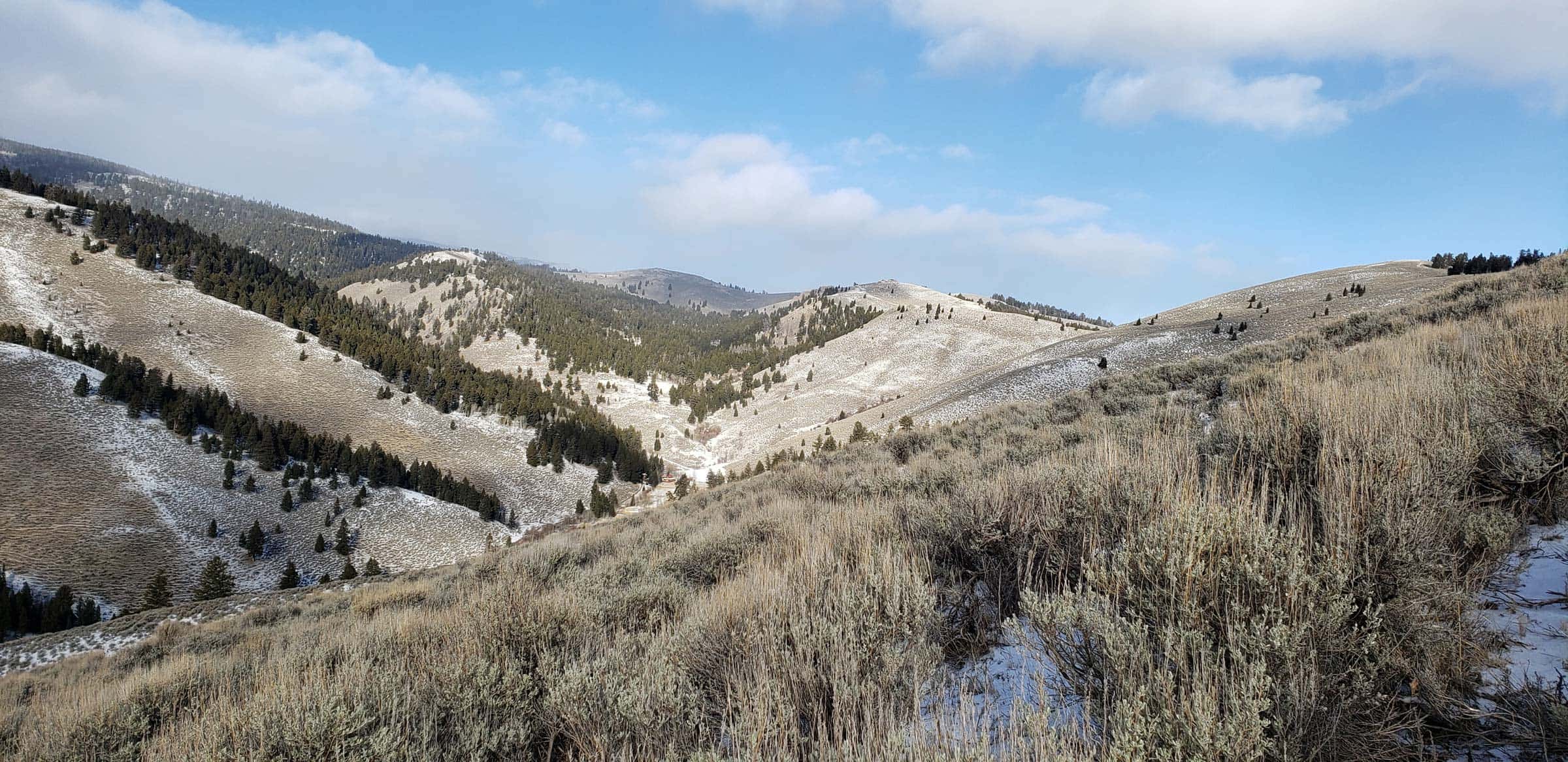 Sunset over the Idaho Mountains - Rawhide Outfitters Hunting